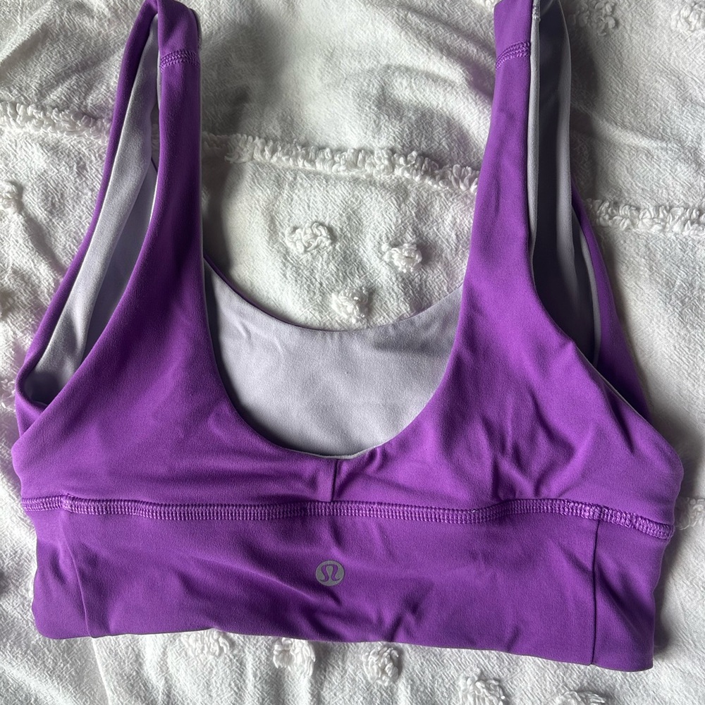 Lululemon Athletica Vibrant Purple Sports Bra